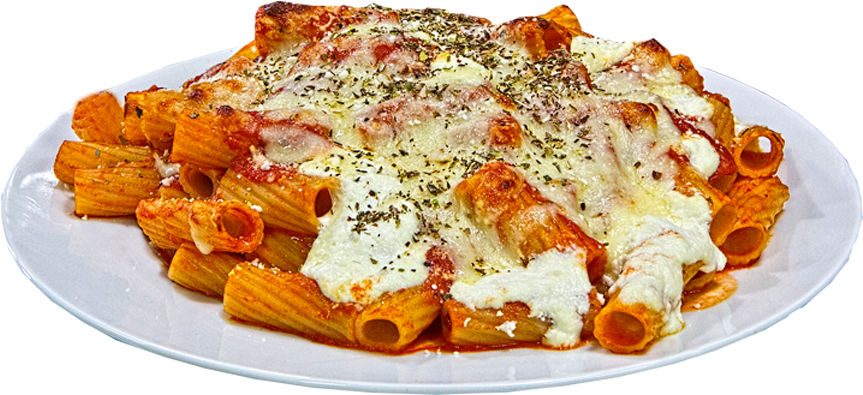 Baked Rigatoni Pasta Cheese Melt