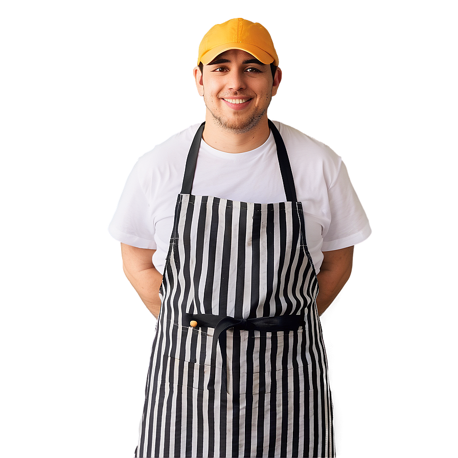 Baker In Apron And Hat Png 06292024