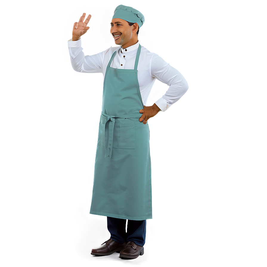 Baker In Apron And Hat Png Xxe