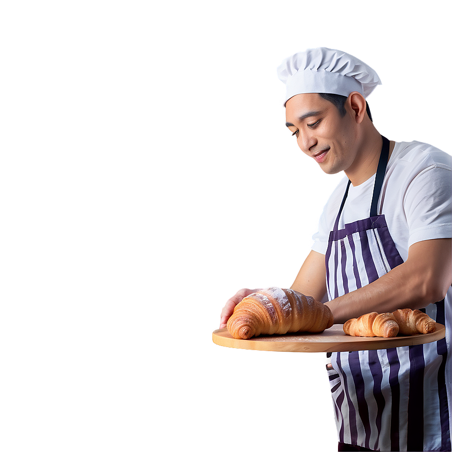 Baker With Croissant Png 37