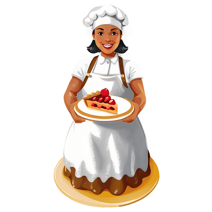 Baker With Pie Png Mux