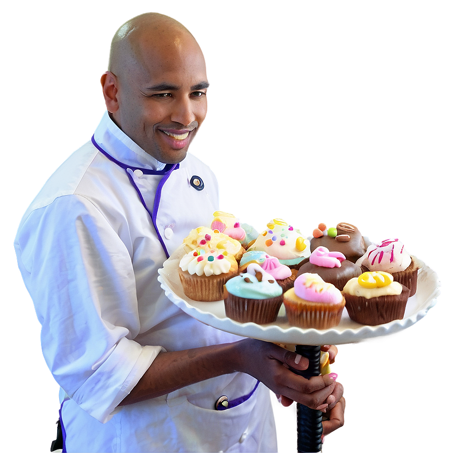 Baker With Sweets Png 88