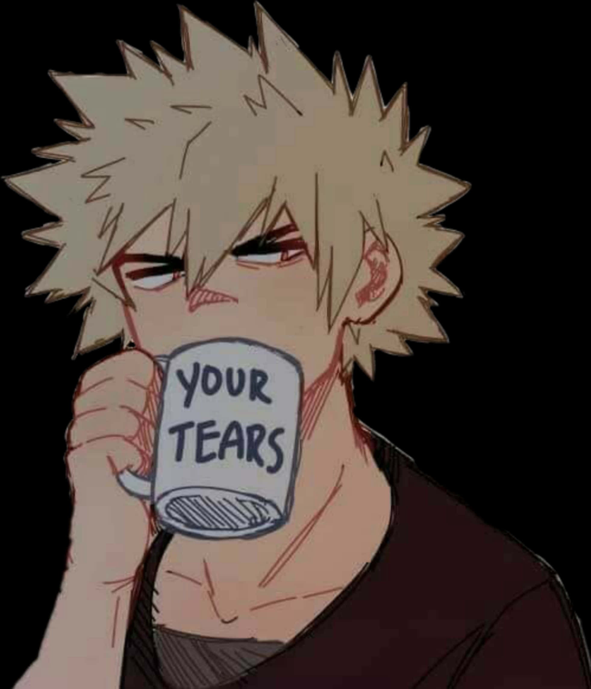 Bakugou Sipping Your Tears