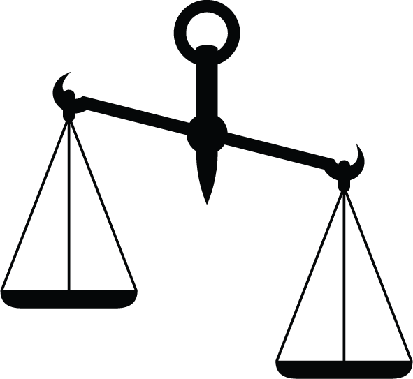 Balance Scale Silhouette