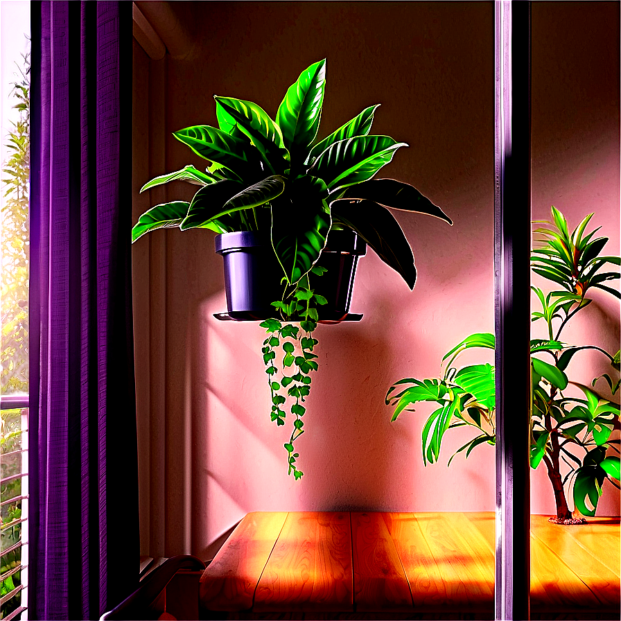 Balcony Houseplant Png 06202024