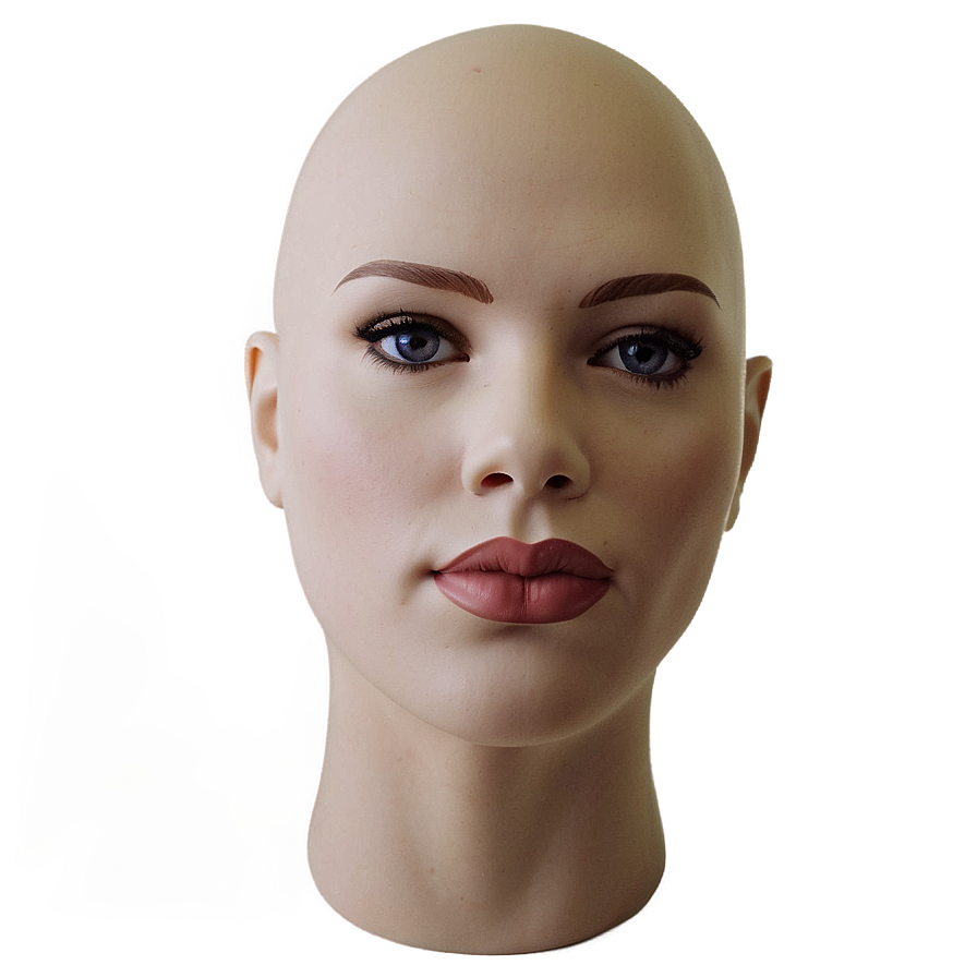 Bald Mannequin Head For Wigs Png Kpl