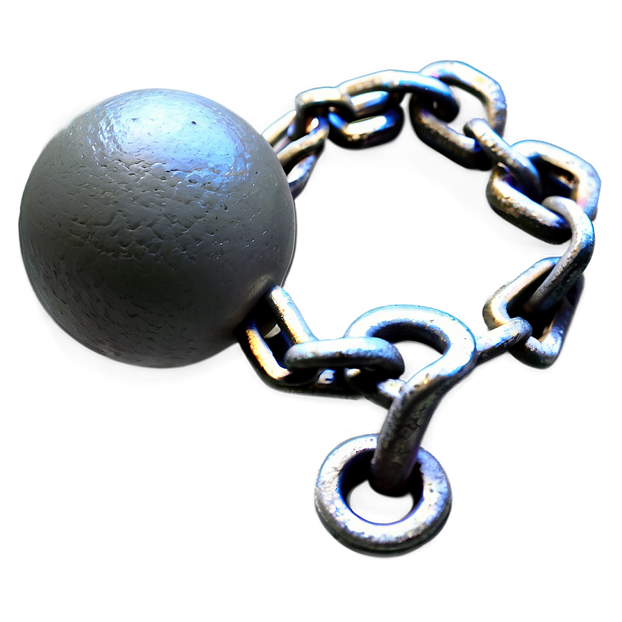 Ball And Chain Detail Png 16