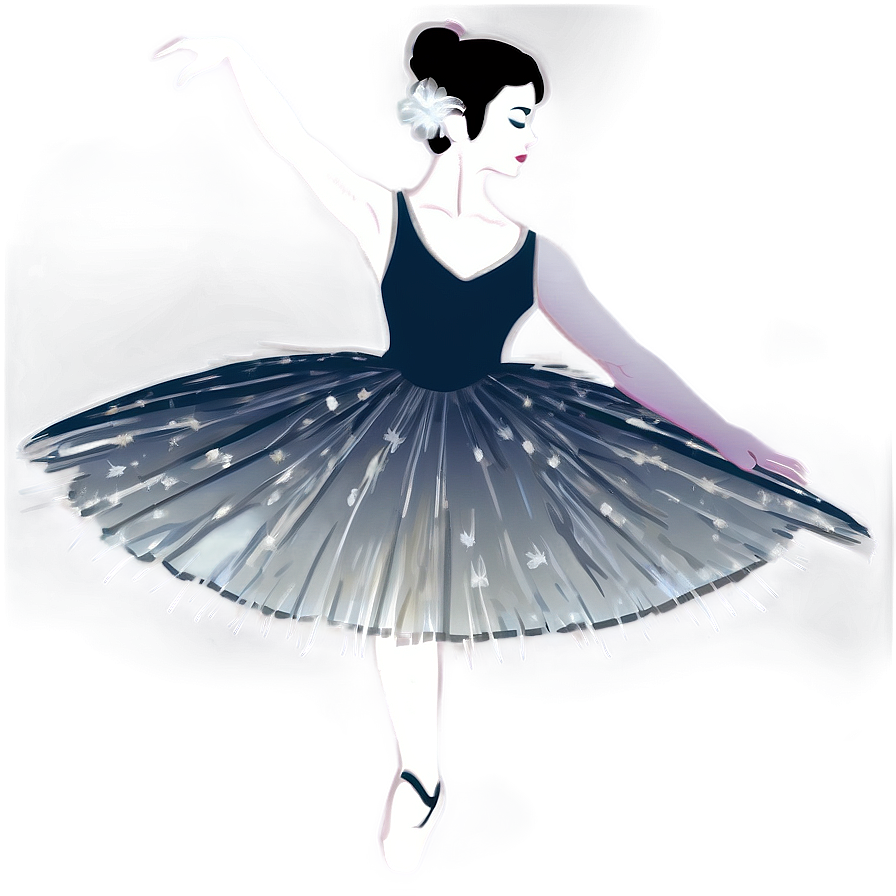 Ballet Dancer's Silhouette Png 43