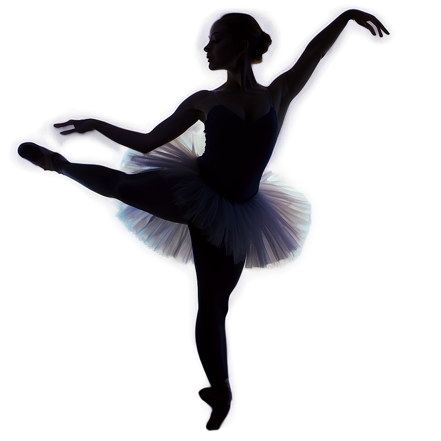 Ballet Dancer's Silhouette Png Fcb34