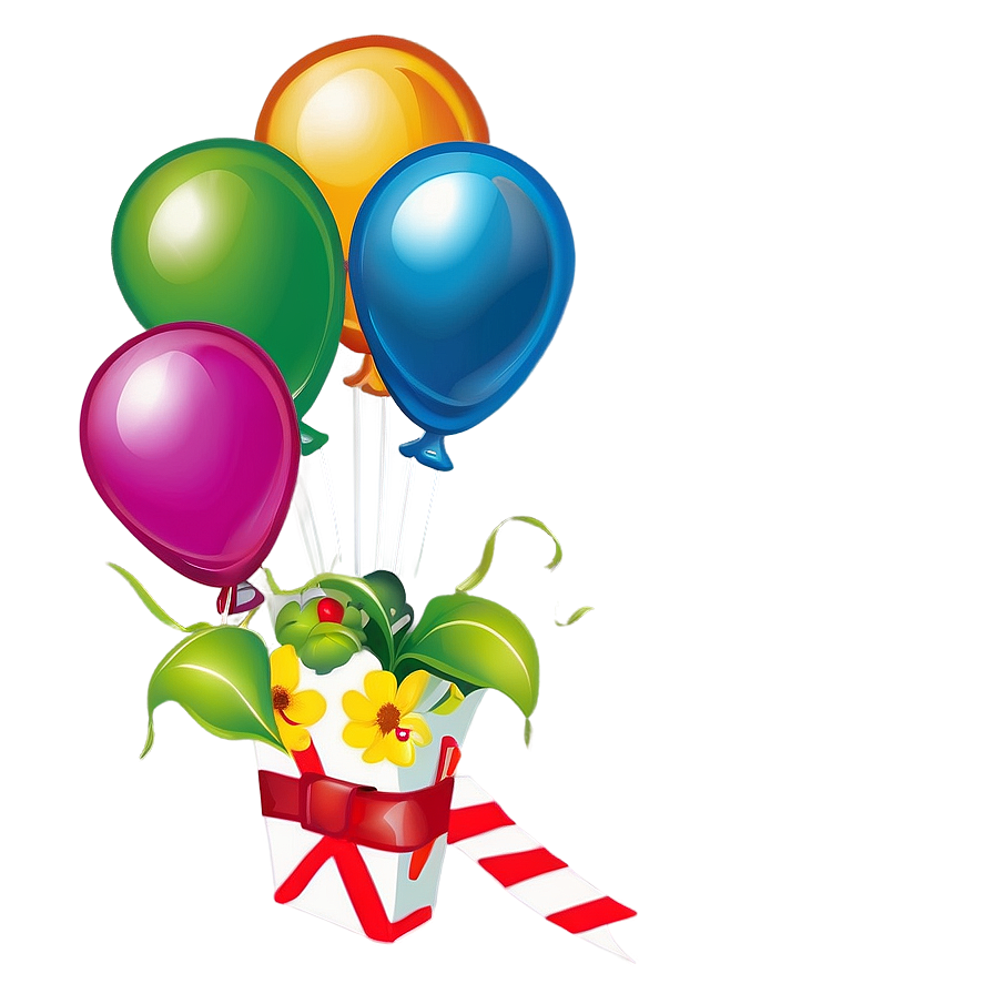 Balloon Bouquet Png 05042024