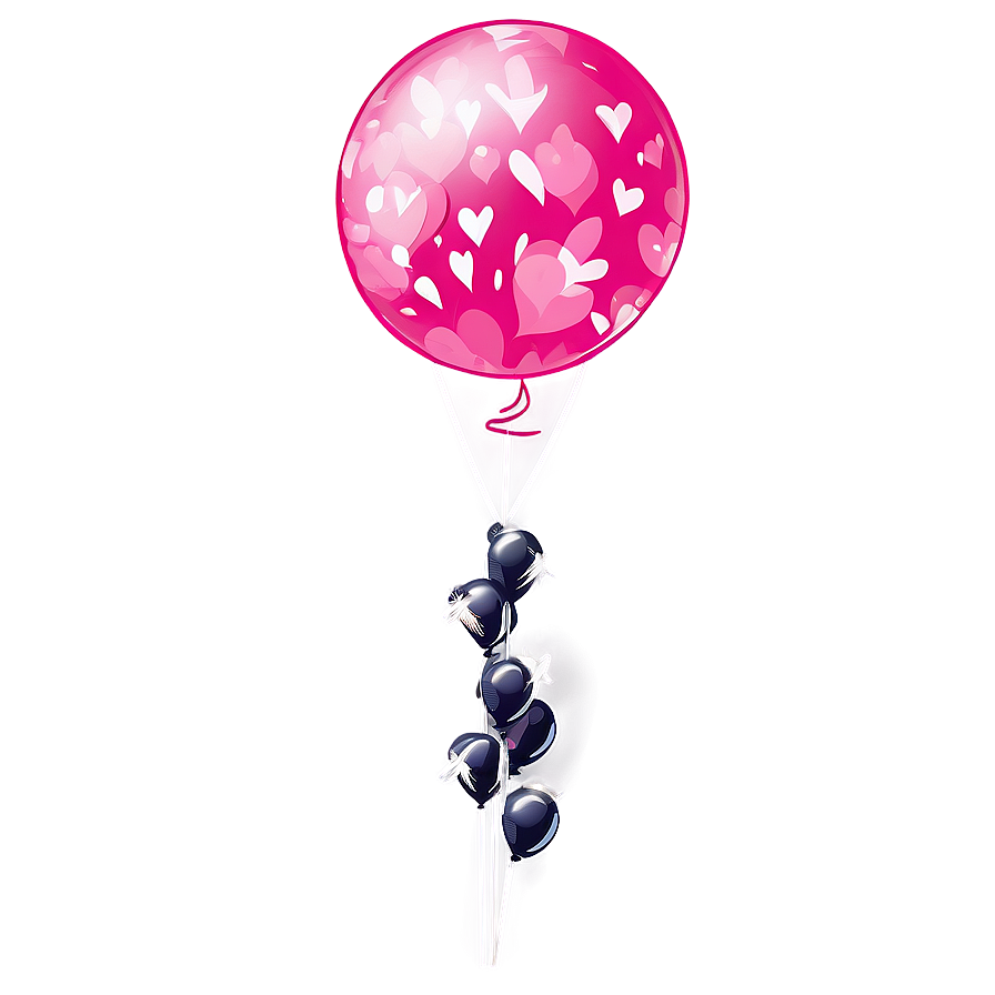 Balloon Bouquet Png 05212024