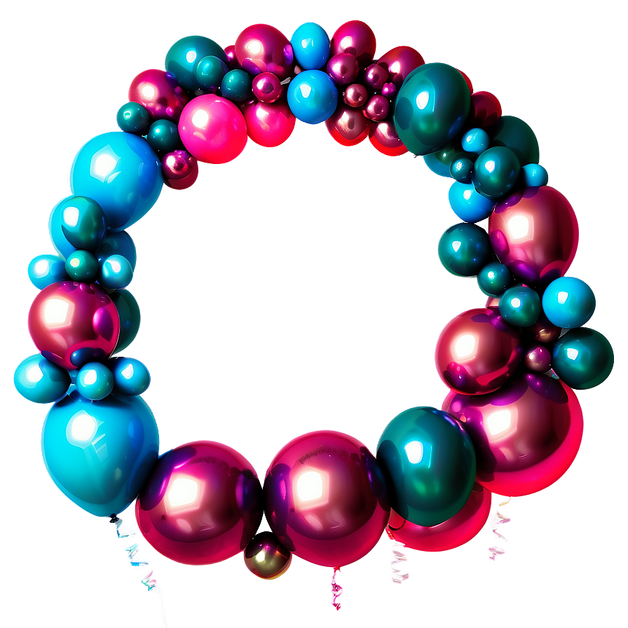 Balloon Garland Arrangement Guide Png 1