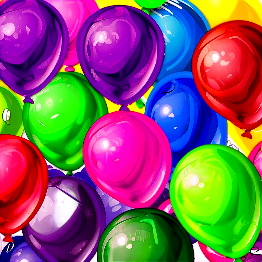 Balloon Garland Png 05042024