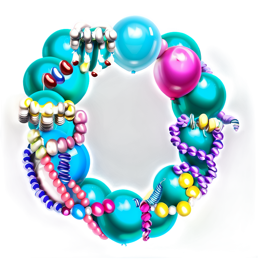 Balloon Garland Png Esf