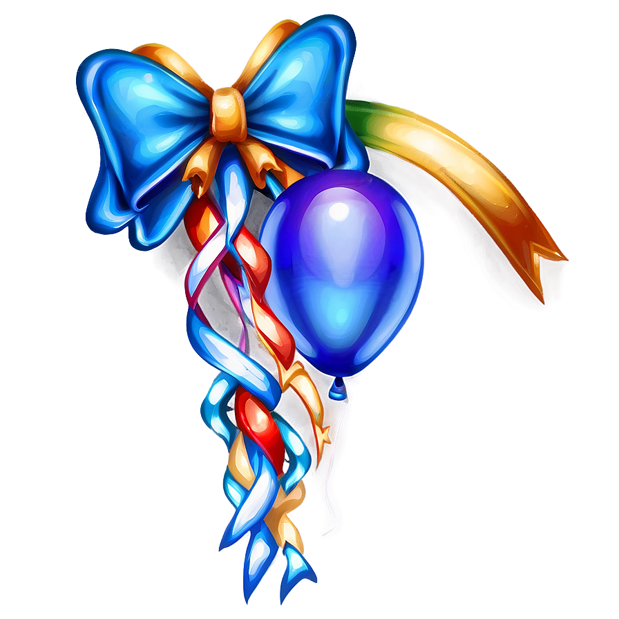 Balloon With Bow Png 4