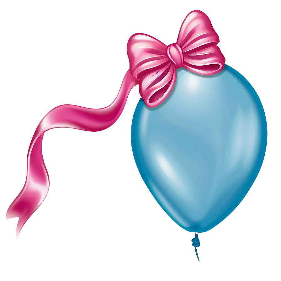 Balloon With Bow Png Uud