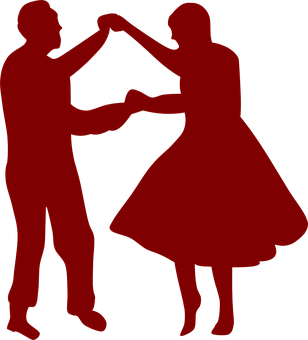 Ballroom Dance Silhouette