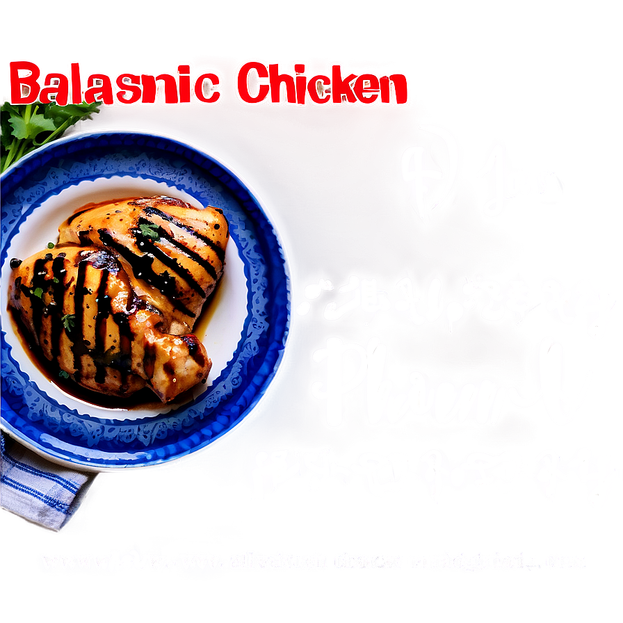 Balsamic Grilled Chicken Png Qsv38