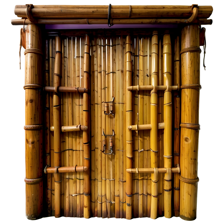 Bamboo Door Design Png Wgl77