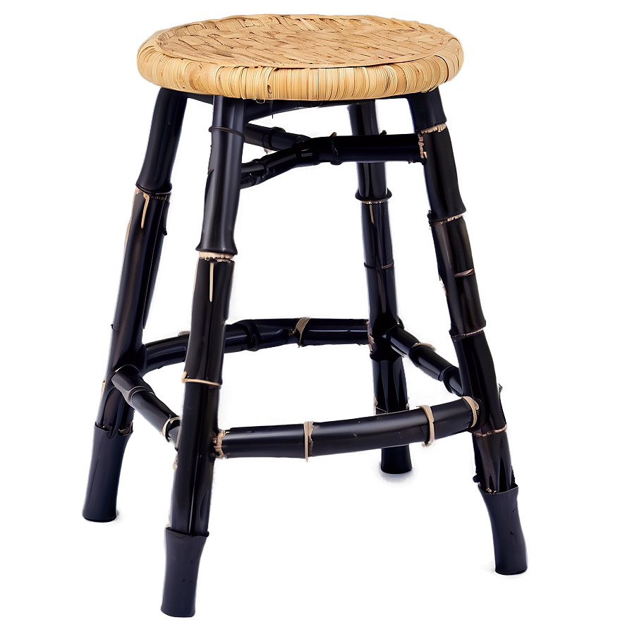 Bamboo Eco-friendly Barstool Png 06282024