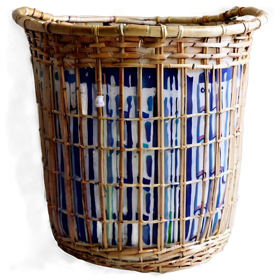 Bamboo Eco-friendly Laundry Basket Png Scy83