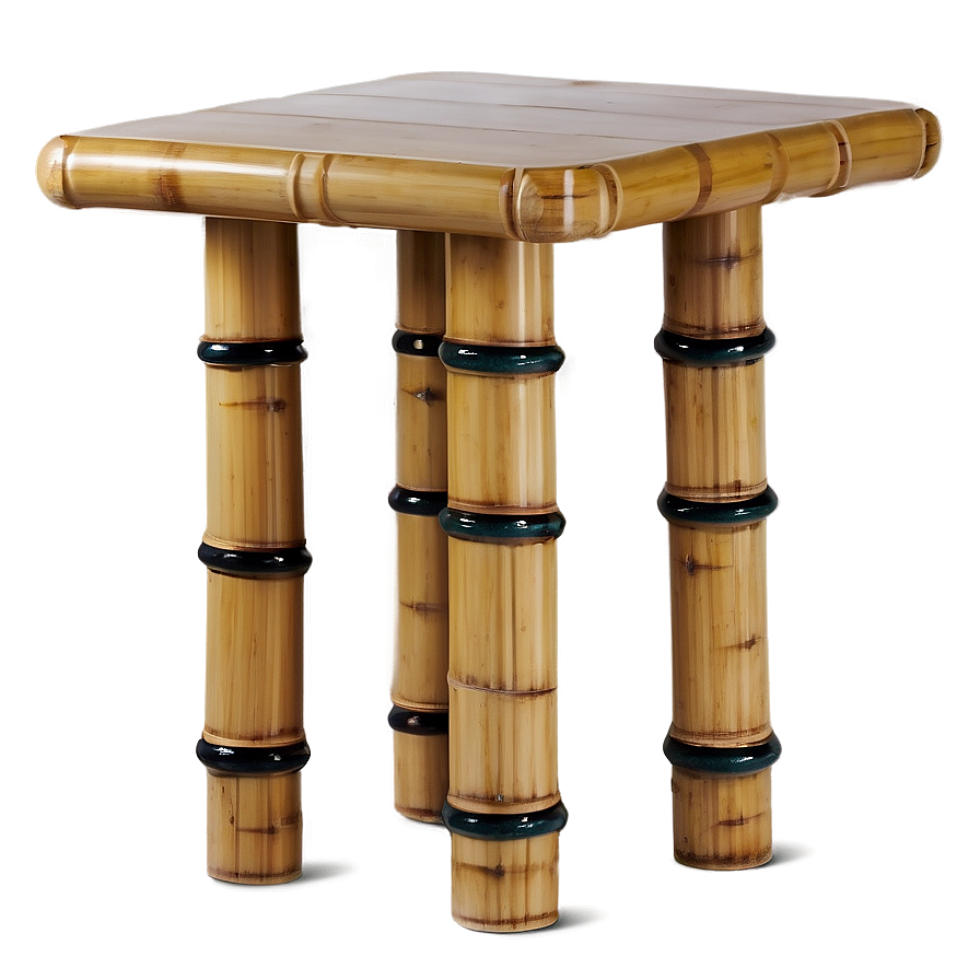 Bamboo End Table Png Qin74