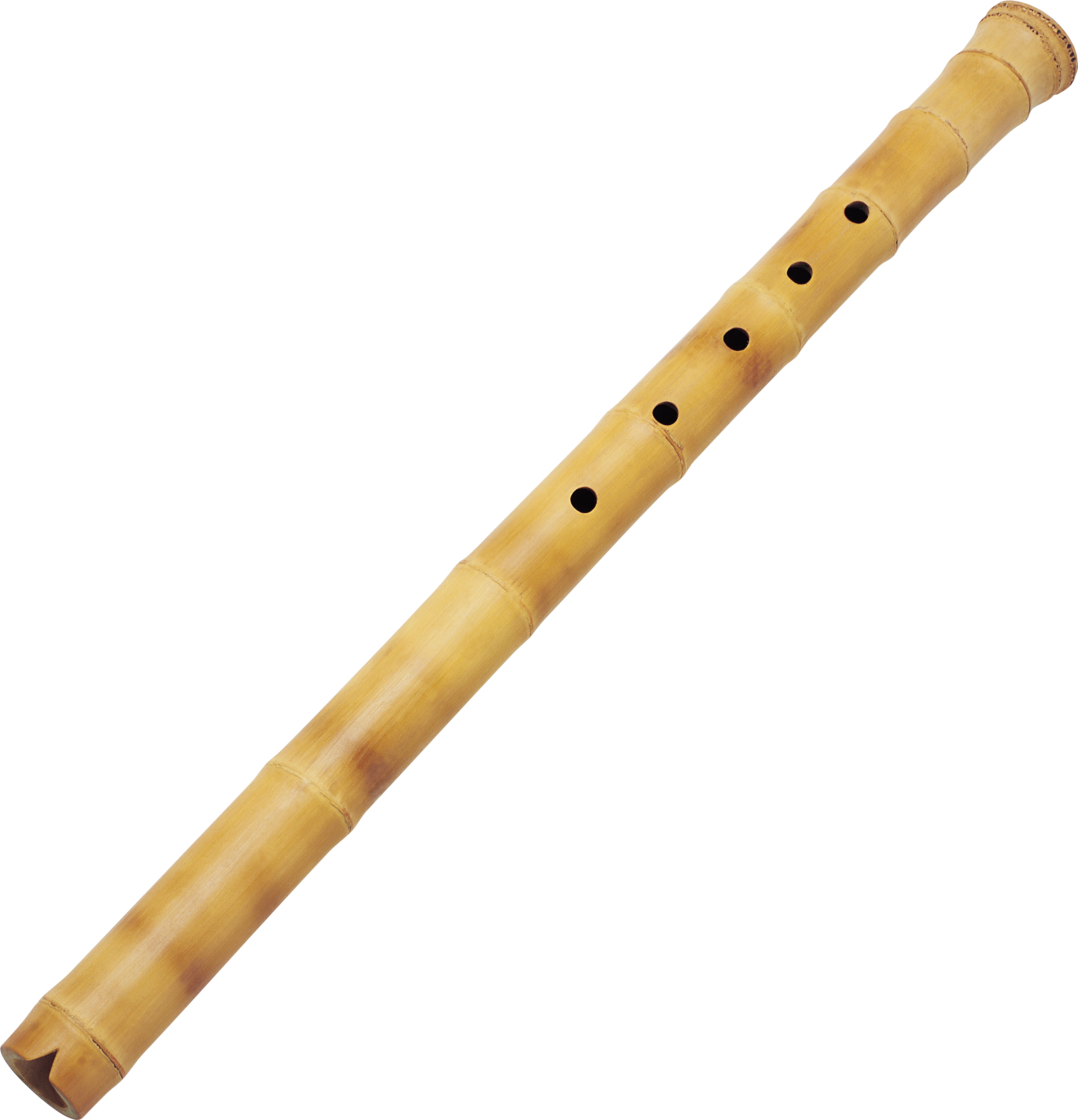 Bamboo Flute Isolated