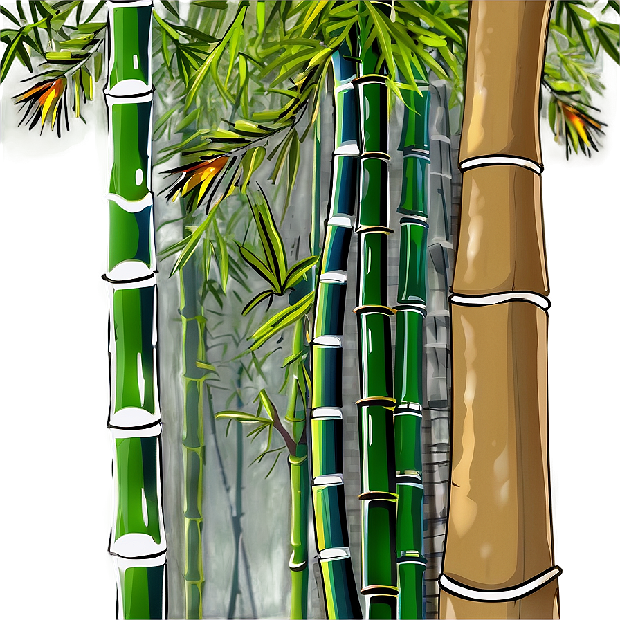 Bamboo Forest Clipart Png 43