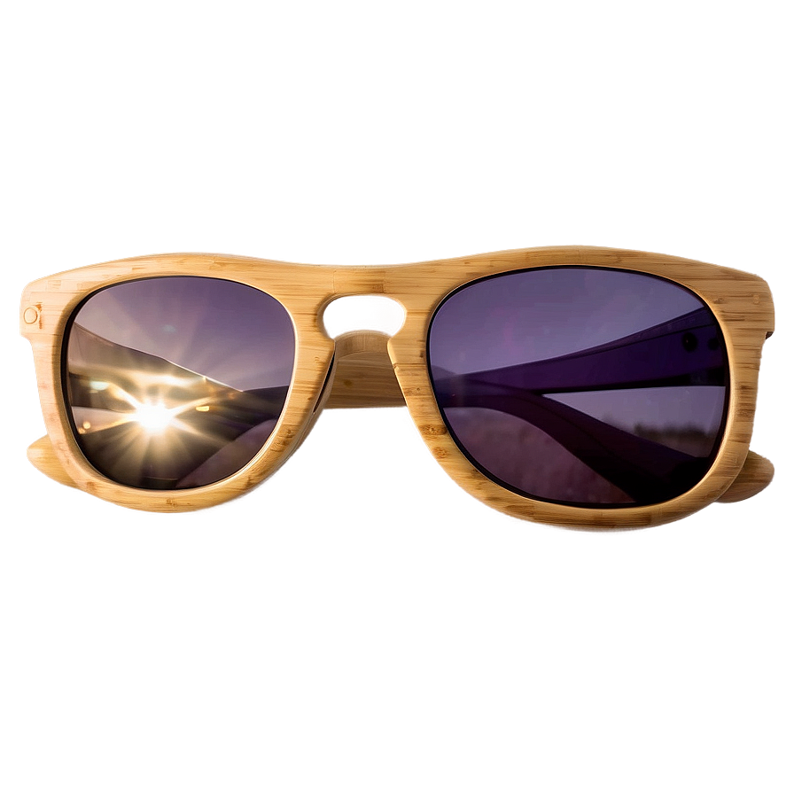 Bamboo Frame Sunglasses Eco Friendly Png Mua9