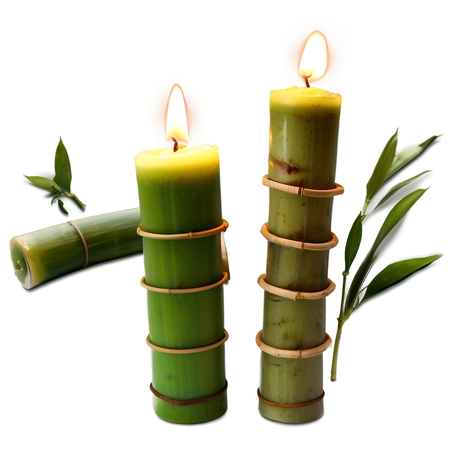 Bamboo Freshness Candle Png Kfi