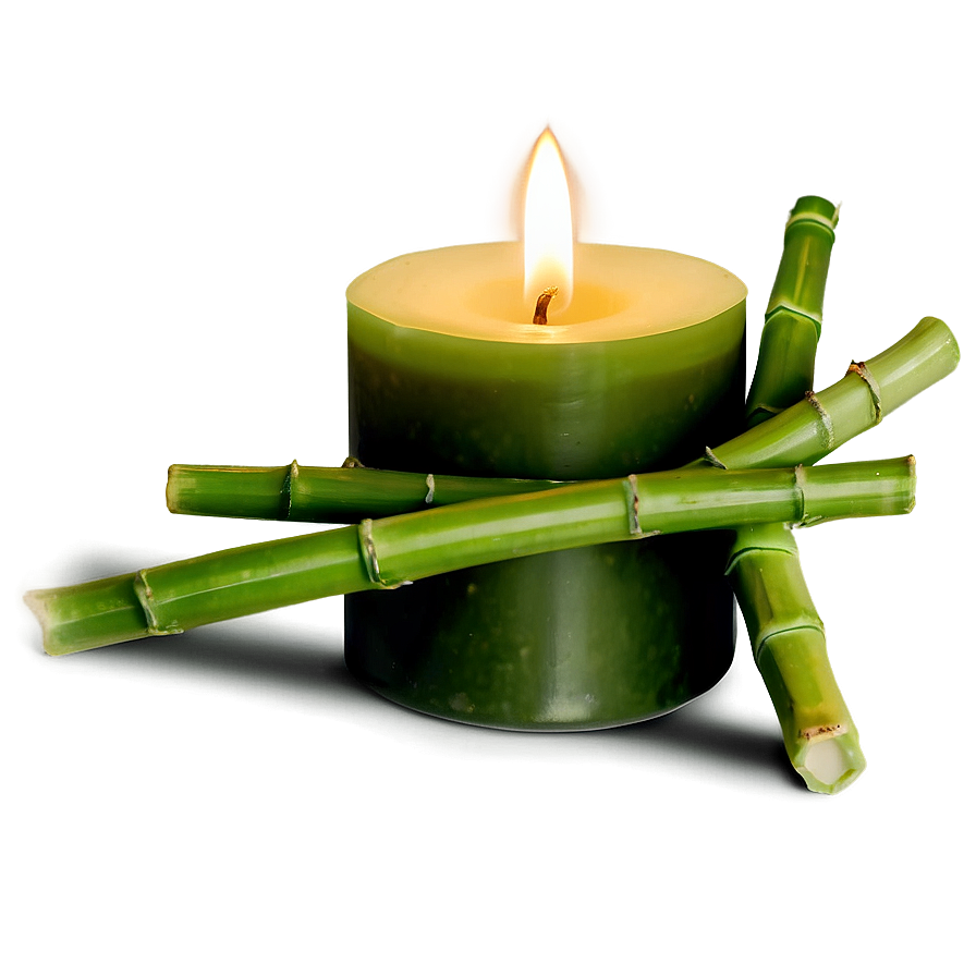 Bamboo Freshness Candle Png Rmj