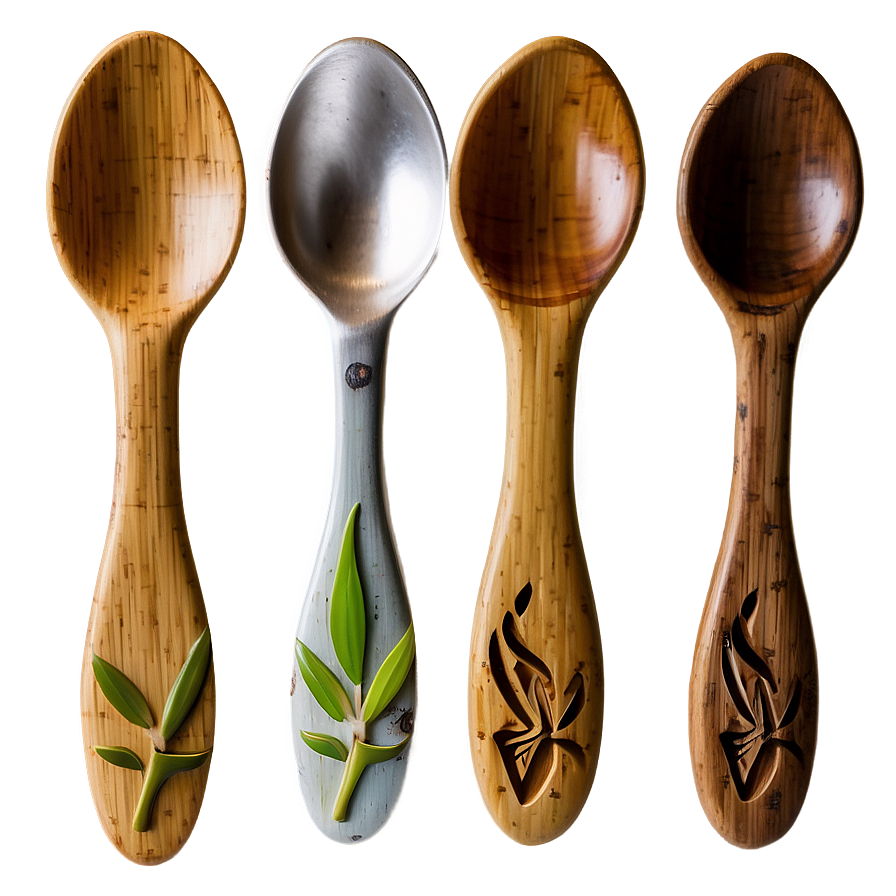 Bamboo Teaspoon Png Mgt