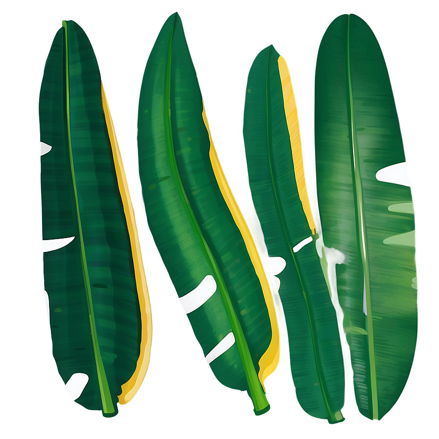 Banana Leaf Illustration Png Oft84