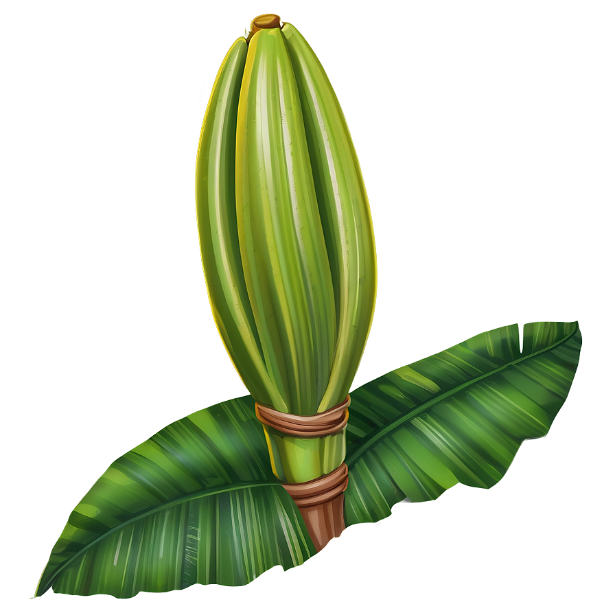 Banana Leaf Sketch Png 55