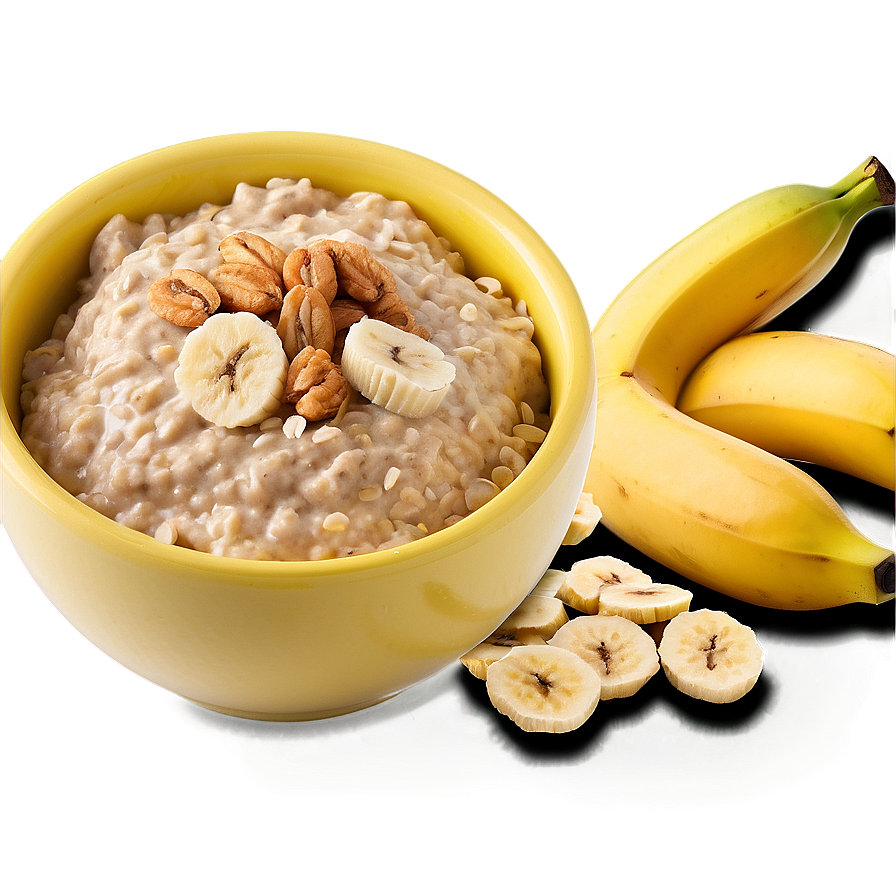 Banana Oatmeal Breakfast Png 32