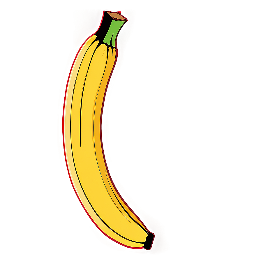 Banana Outline Drawing Png Wrd15