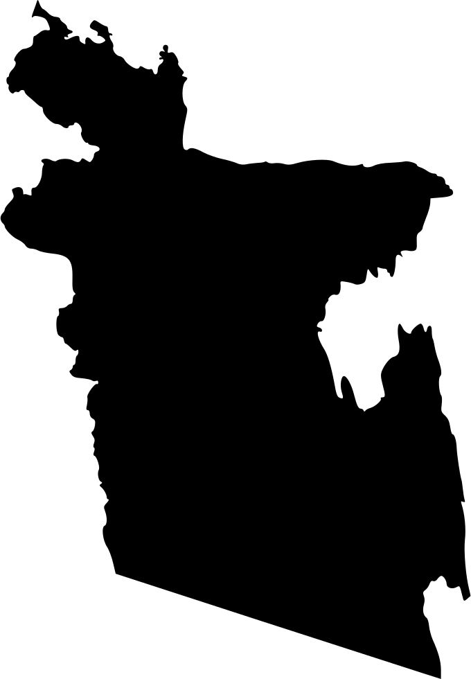 Bangladesh Map Silhouette