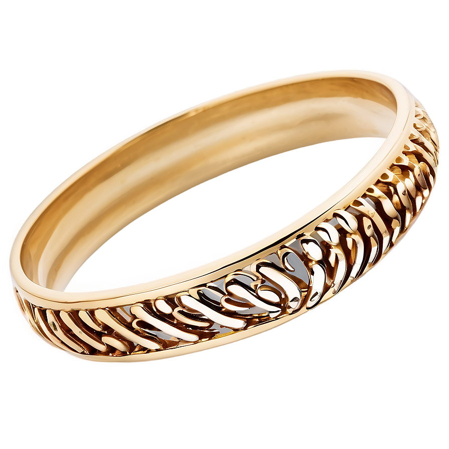 Bangle Style Gold Bracelet Png Yxj89