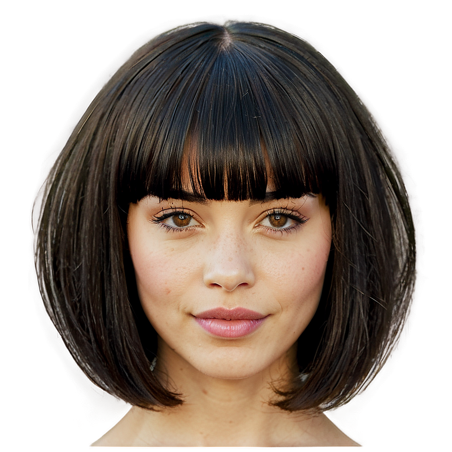 Bangs And Bob Cut Png Qoy58