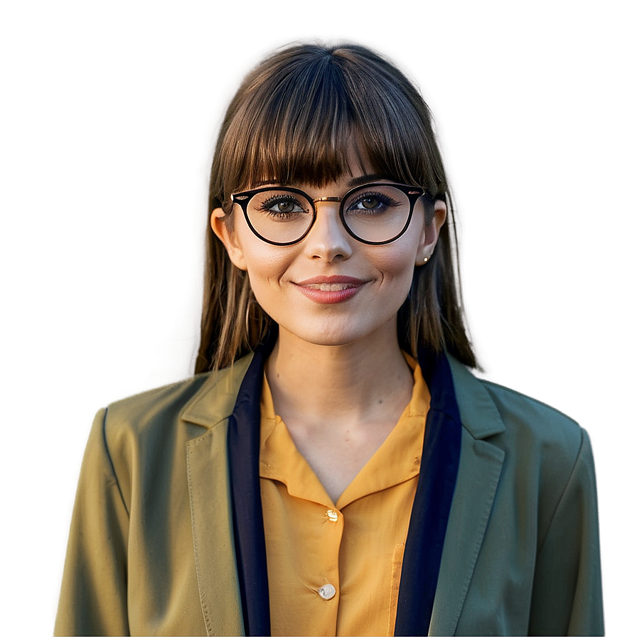 Bangs And Glasses Combo Png 05252024