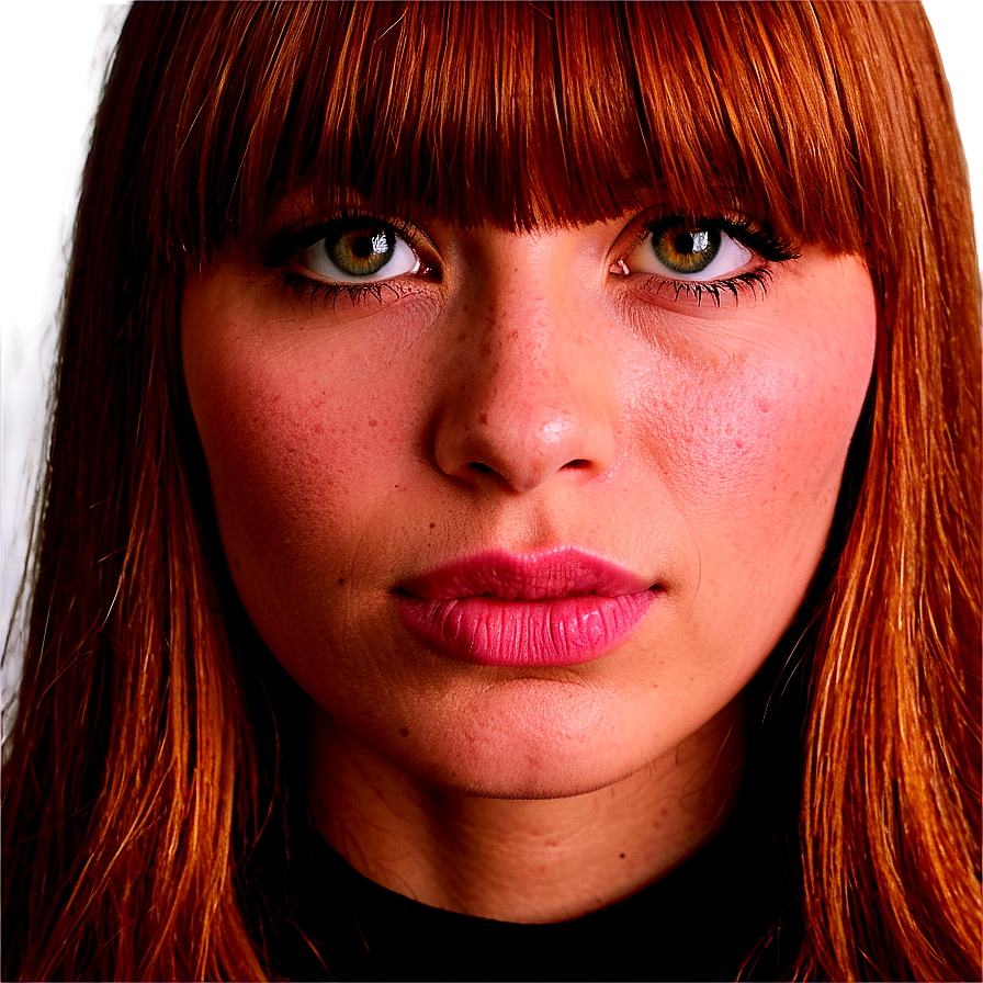 Bangs For Square Face Png 10