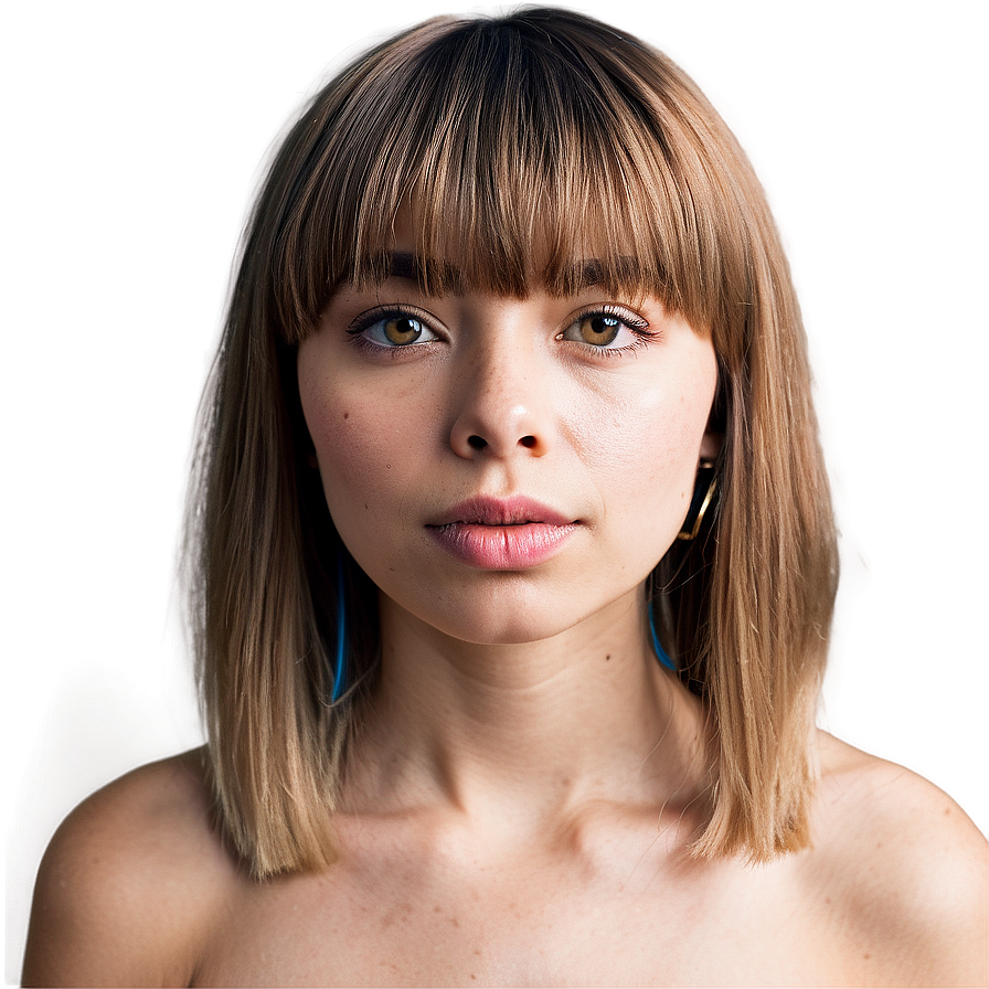 Bangs For Thin Hair Png Adj