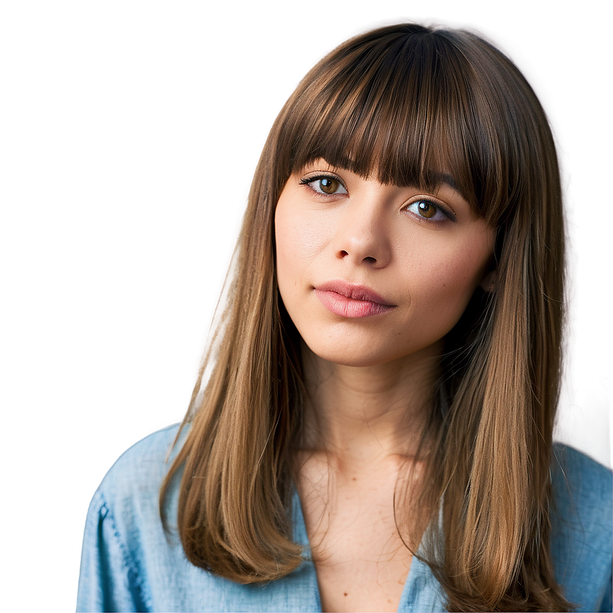 Bangs Hairstyle Inspiration Png 60