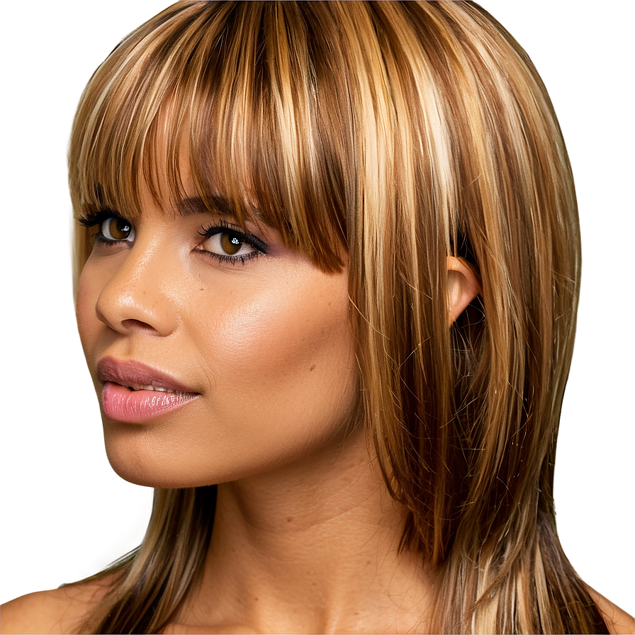 Bangs With Highlights Png 05252024