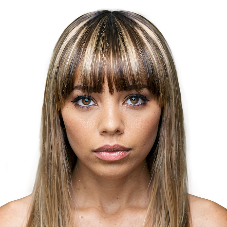 Bangs With Highlights Png 83