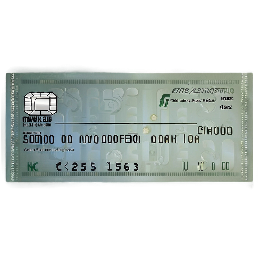 Bank Check For Financial Use Png Xkr