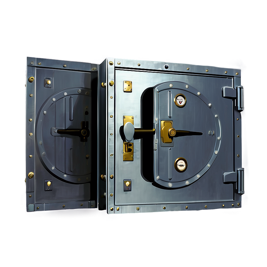 Bank Vault Door Open Png 06262024