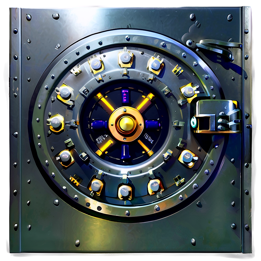 Bank Vault Door Png 06262024