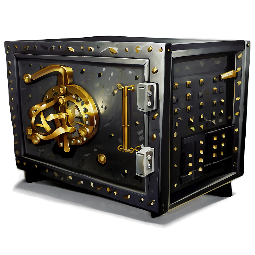 Bank Vault Drawing Png 06262024