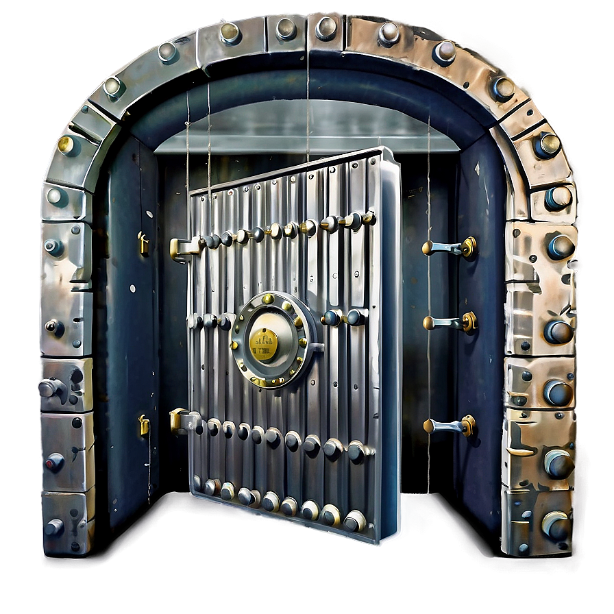 Bank Vault Entrance Png 06262024